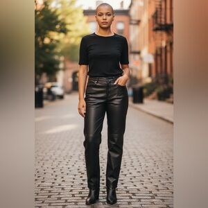 Tower hill VTG size 8 leather pants